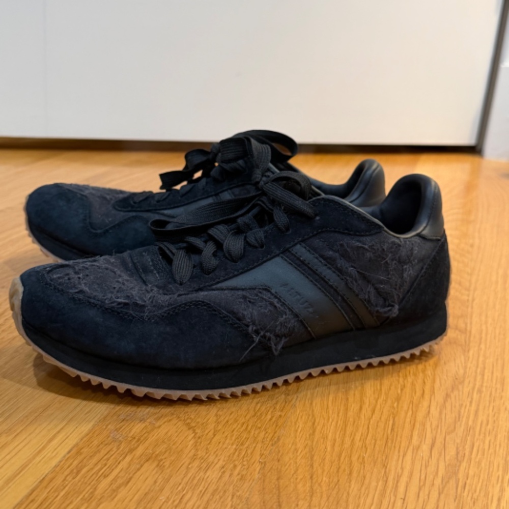 NWOT Altuzarra x Keds Black Distressed Driving Sneakers Bang On Trend Women’s 8